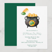 Invitation à une fête de la Saint-Patrick (Devant / Derrière)