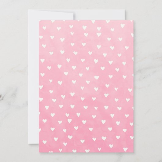 Invitation à une fête de la Saint-Valentin (Dos)