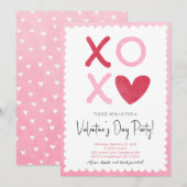 Invitation à une fête de la Saint-Valentin (Devant / Derrière)