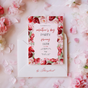 Invitation à une fête de la Saint-Valentin