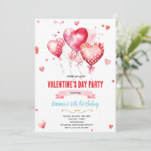 Invitation à une fête de la Saint-Valentin (Debout devant)