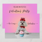 Invitation à une fête de la Saint-Valentin ou de G (Devant / Derrière)