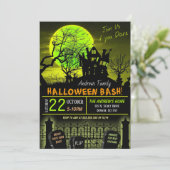 Invitation à une fête de maison hantée (Debout devant)