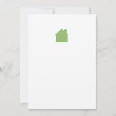 Invitation à une fête de maison ouverte (Dos)
