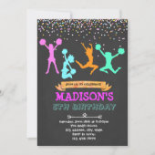 Invitation à une fête de majorette scintillante (Devant)