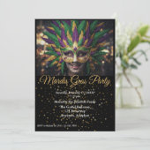 Invitation à une fête de Mardi Gras (Debout devant)