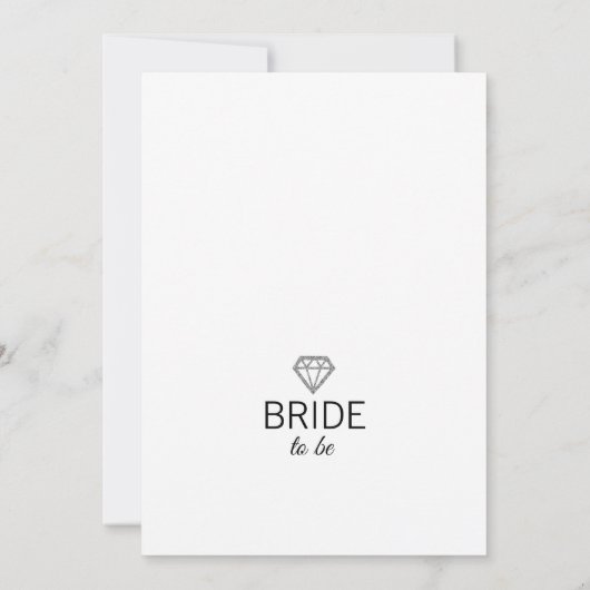 Invitation à une fête de mariage (Dos)