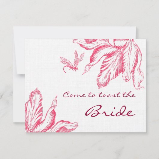 INVITATION À UNE FÊTE DE MARIAGE (Devant)