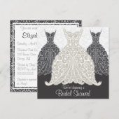 Invitation à une fête de mariage (Devant / Derrière)