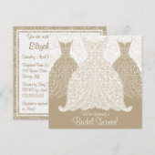 Invitation à une fête de mariage (Devant / Derrière)
