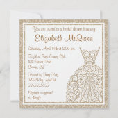 Invitation à une fête de mariage (Dos)