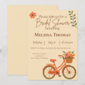 Invitation à une fête de mariage, Bicyclette flora (Devant / Derrière)