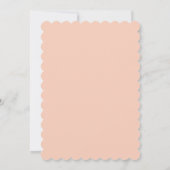 INVITATION À UNE FÊTE DE MARIAGE BRUNCH ET BUBBLY (Dos)