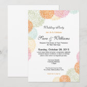 invitation à une fête de mariage romantique (Devant / Derrière)