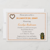 Invitation à une fête de mariage sous le thème d'H (Dos)