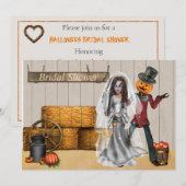 Invitation à une fête de mariage sous le thème d'H (Devant / Derrière)
