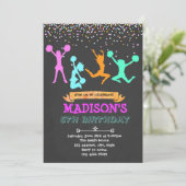 Invitation à une fête de meneuse de claque paillet (Debout devant)