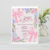 Invitation à une fête de naissance de bébé (Debout devant)