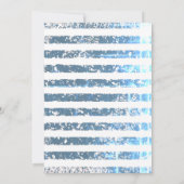 Invitation à une fête de naissance de bébé en form (Dos)