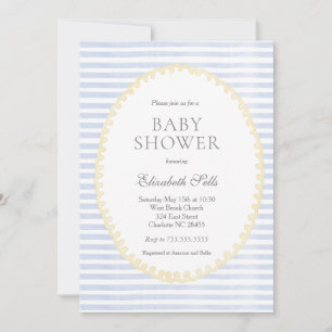 Invitation à une fête de naissance de garçon