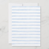 Invitation à une fête de naissance de garçon (Dos)
