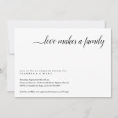 Invitation à une fête de naissance par adoption (p (Devant)