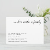 Invitation à une fête de naissance par adoption (p (Debout devant)