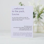 Invitation à une fête de naissance pour un Great D (Debout devant)