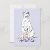 Invitation à une fête de naissance pour un Great D (Dos)