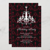 Invitation à une fête de Noël (Devant / Derrière)