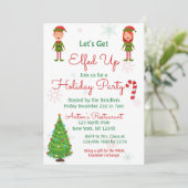 Invitation à une fête de Noël (Debout devant)