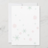 Invitation à une fête de Noël (Dos)