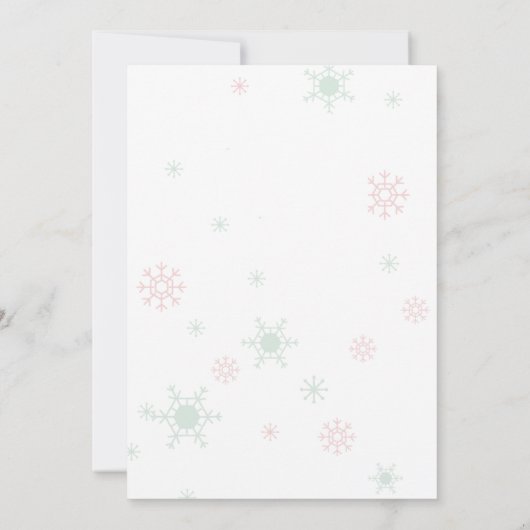 Invitation à une fête de Noël (Dos)