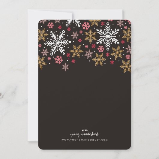 Invitation à une fête de Noël (Dos)