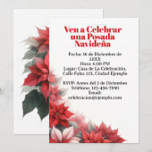Invitation à une fête de Noël (Devant / Derrière)