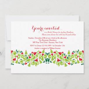 Invitation à une fête de Noël : Amour à Noël