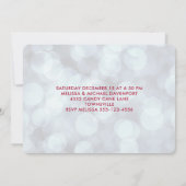 Invitation à une fête de Noël avec un adorable cha (Dos)