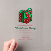 Invitation à une fête de Noël Cadeaux & Présents (In situ (ordinateur de poche))