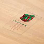 Invitation à une fête de Noël Cadeaux & Présents (Poser)