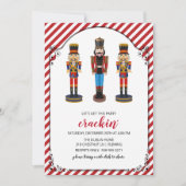 Invitation à une fête de Noël de Casse-Noisette (Devant)