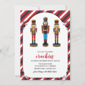 Invitation à une fête de Noël de Casse-Noisette (Devant)