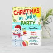 Invitation à une fête de Noël en juillet (Debout devant)
