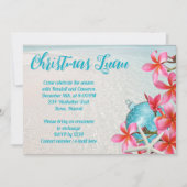 Invitation à une fête de Noël hawaïenne (Devant)