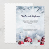 Invitation à une fête de Noël, Invitations de Noël (Devant / Derrière)