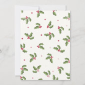 Invitation à une fête de Noël joyeuse – Amusante e (Dos)