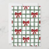 Invitation à une fête de Noël joyeuse et petite (Dos)