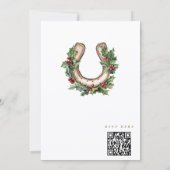 Invitation à une fête de Noël occidentale (Dos)