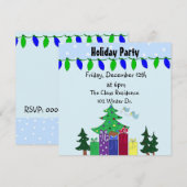 Invitation à une fête de Noël ou de fin d'année (Devant / Derrière)