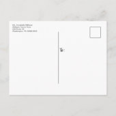Invitation à une fête de Noël rustique à la campag (Dos)