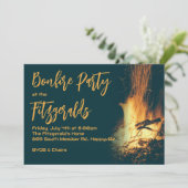 Invitation à une fête de nuit de feu de joie (Debout devant)